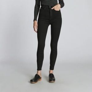 Everlane Way-High Skinny Jean, Black Size 30